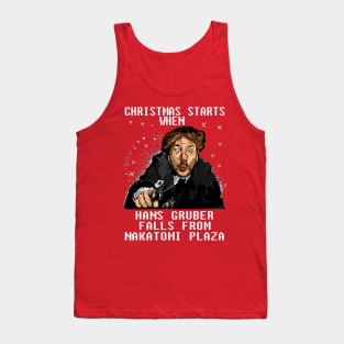 Christmas Starts When - Die Hard Tank Top